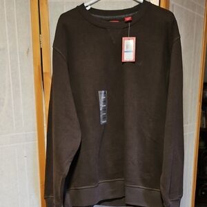 Izod Chocolate Brown Crewneck Sweatshirt
